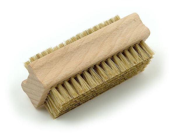 Brosse ongle tampico-bois doubl////