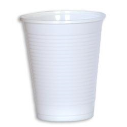 Drinkbekers wit 180Cc PP (/100