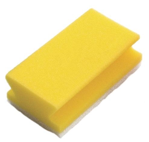 Eponge sanitaire non abrasive jaune/10////