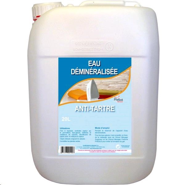 Eau déminéralisée 20 L