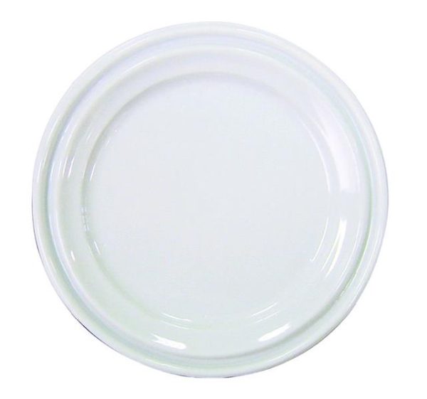 Dinerborden wit 1 vak 22Cm PP/100