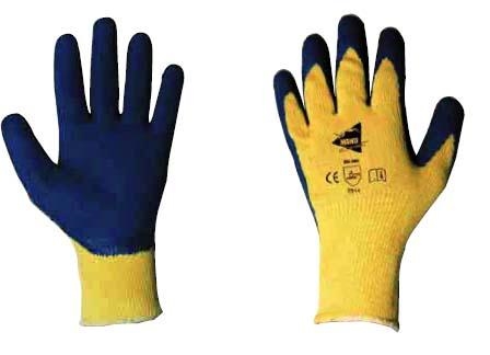 Gant latex anti-Coupures jaune au dos