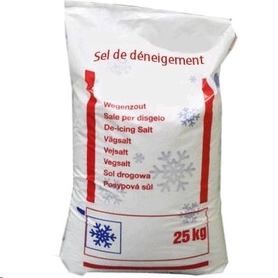 Sel de neige "routier" 25 Kg allant jusqu'à - 7°/KG