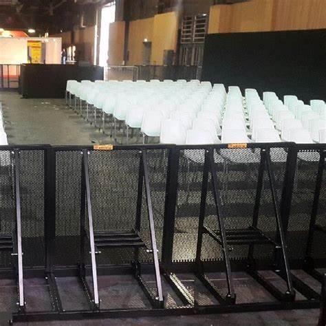 Barrière crash de sécurité de teinte noire fixe pour concert