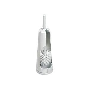 Brosse WC pvc & support "AMAPOLA" blanc////
