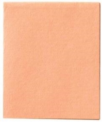 Dweil oranje viscose 50x70 180Gr/M2